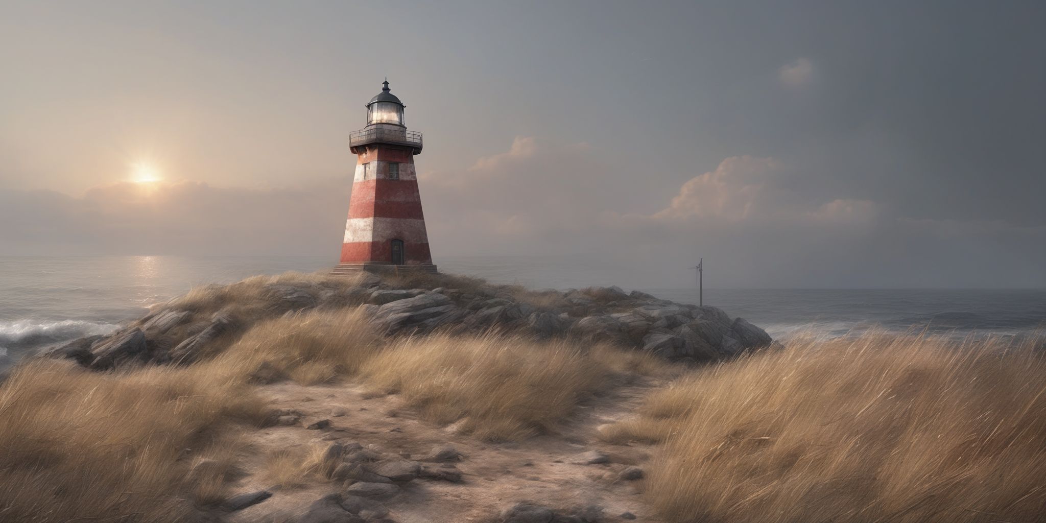 Beacon  in realistic, photographic style