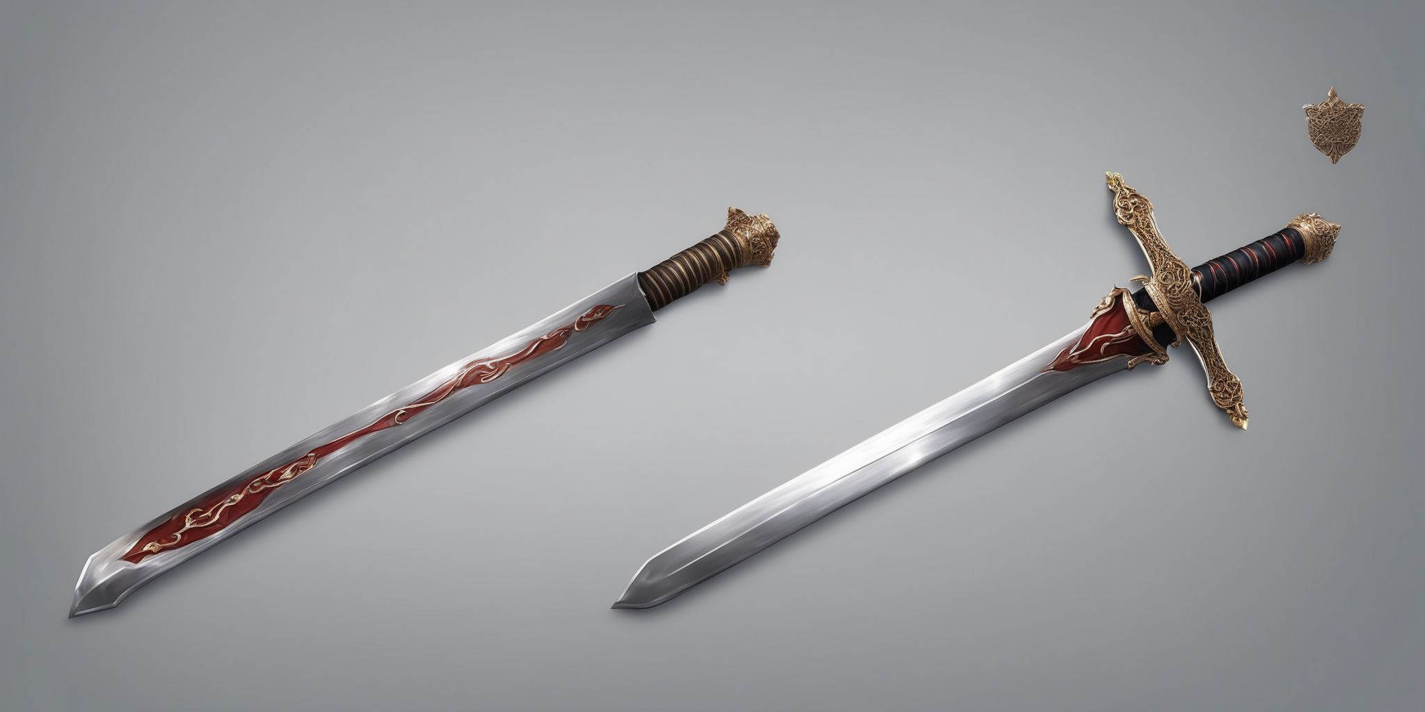 Sword  in realistic, photographic style