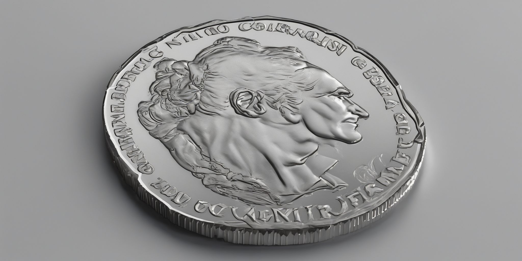 Coin  in realistic, photographic style