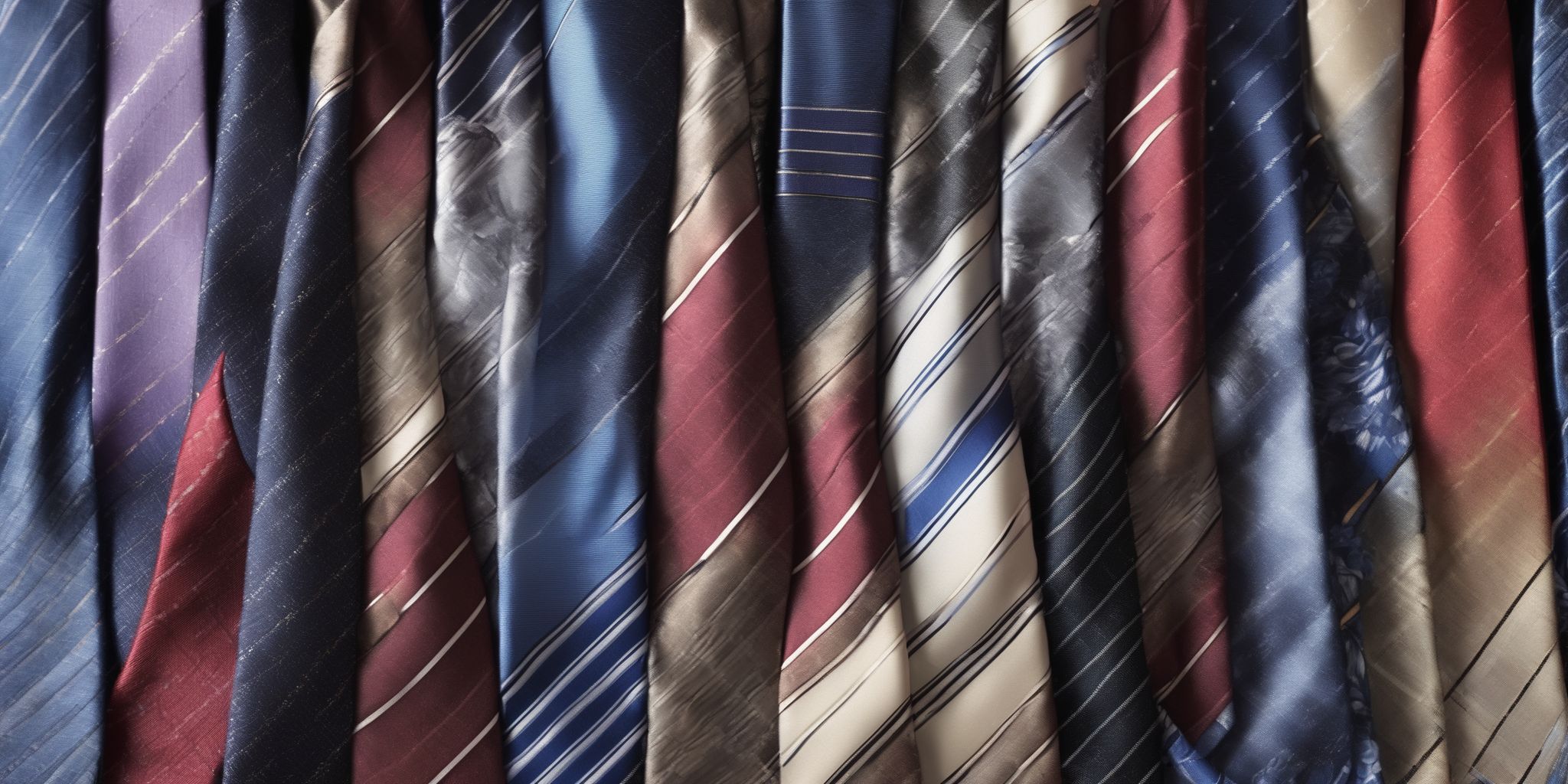 Ties  in realistic, photographic style