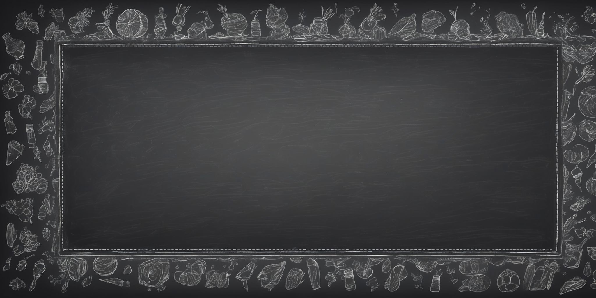 Chalkboard  in realistic, photographic style