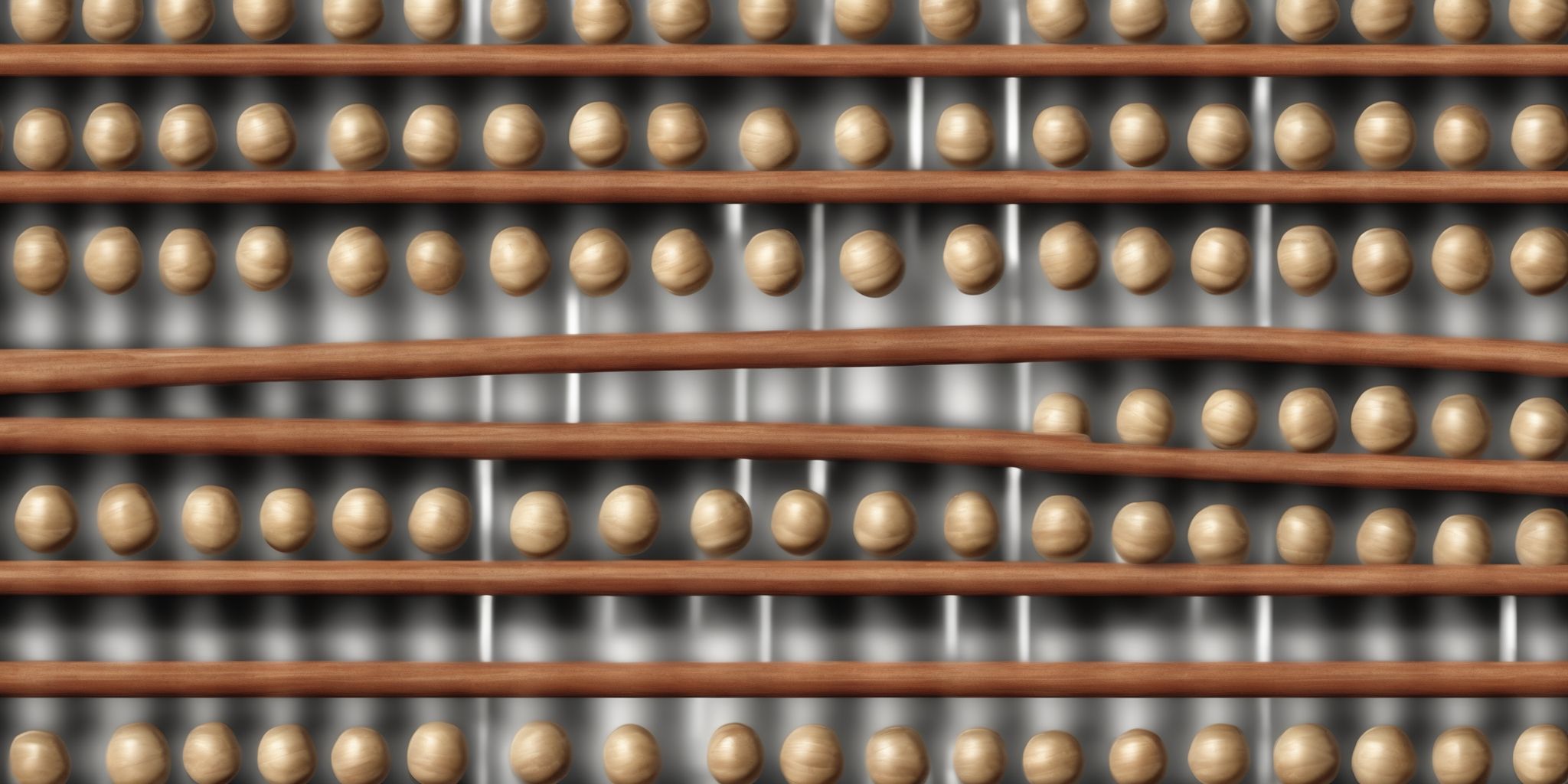 Abacus  in realistic, photographic style
