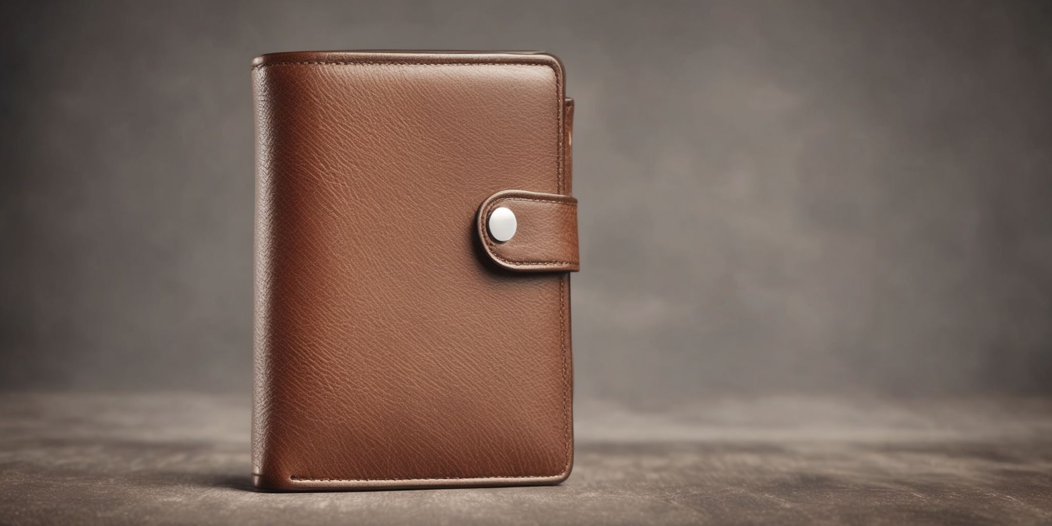 Wallet  in realistic, photographic style