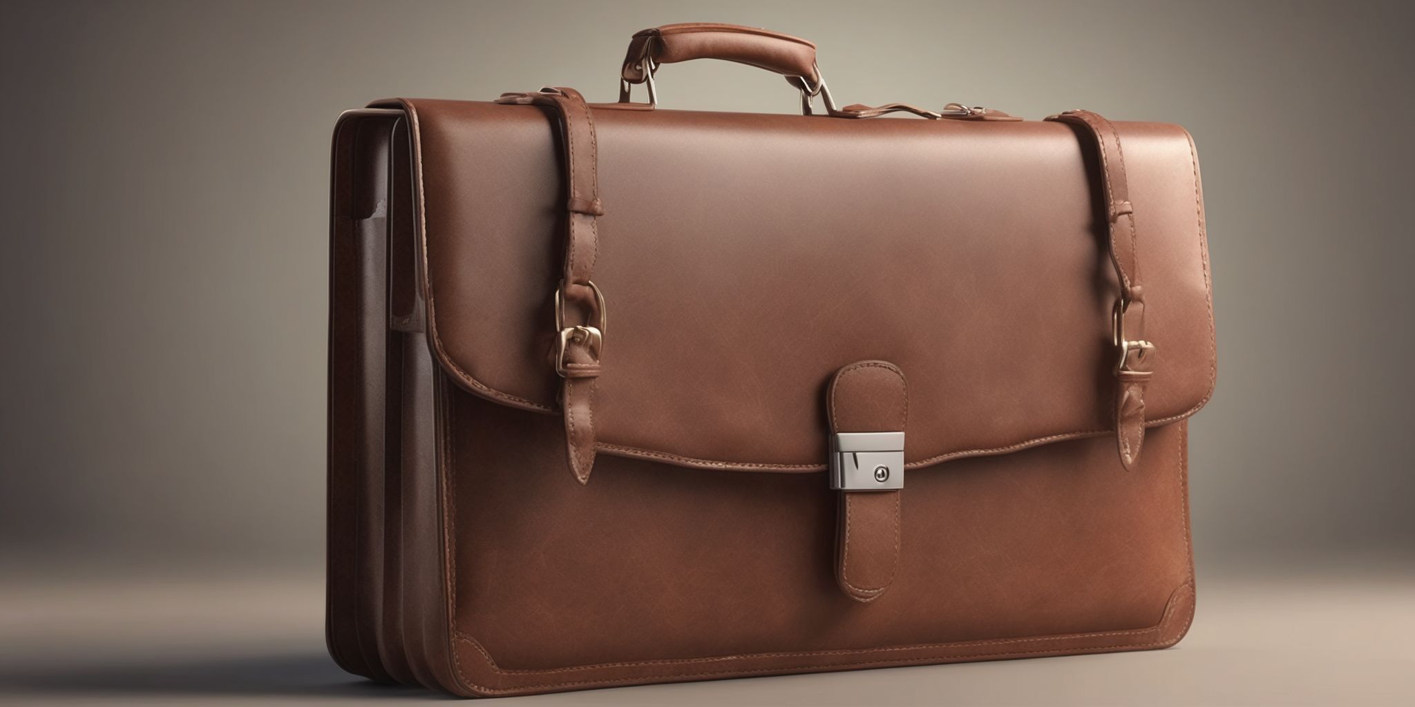 Briefcase  in realistic, photographic style