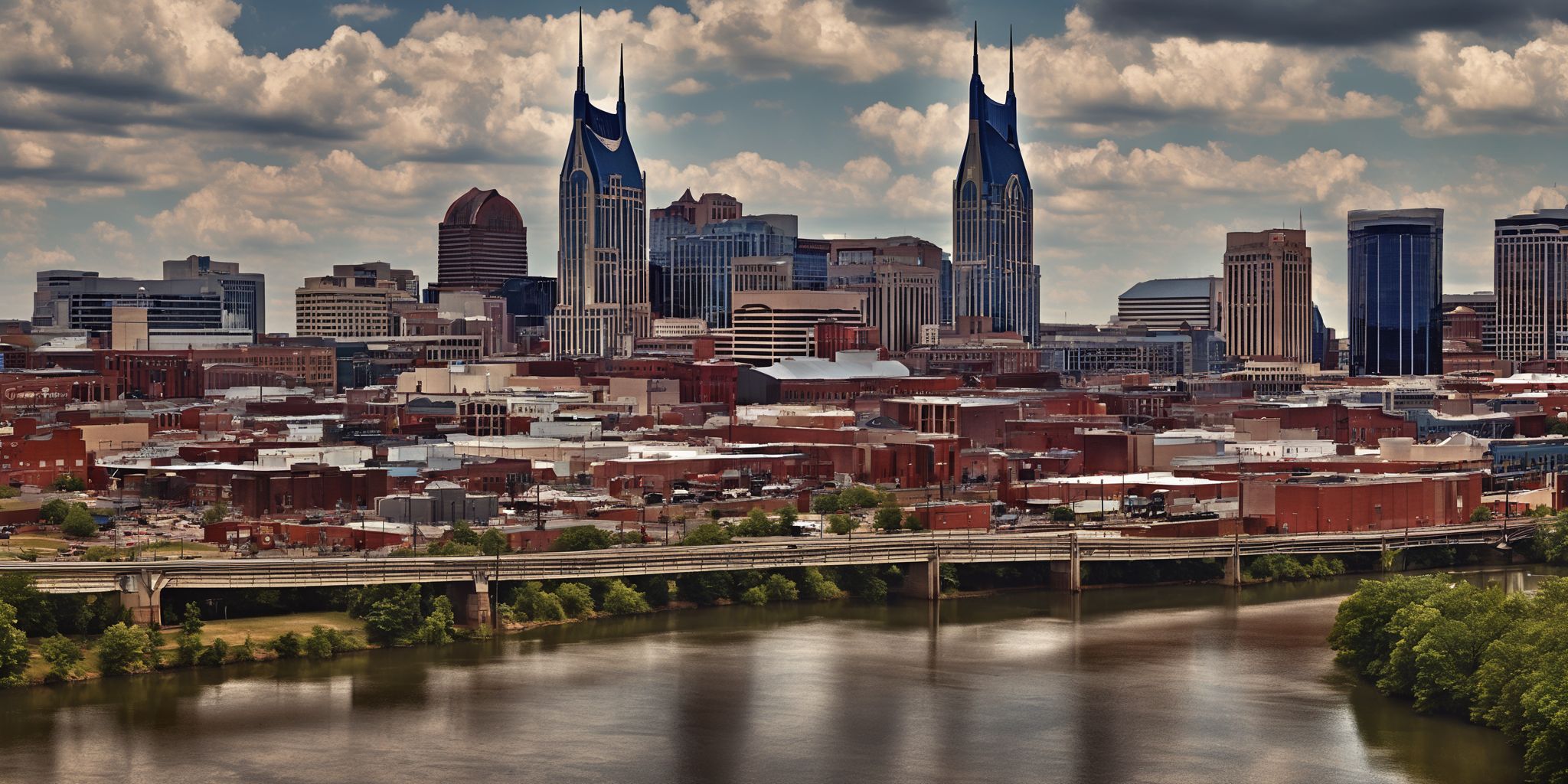 Nashville  in realistic, photographic style