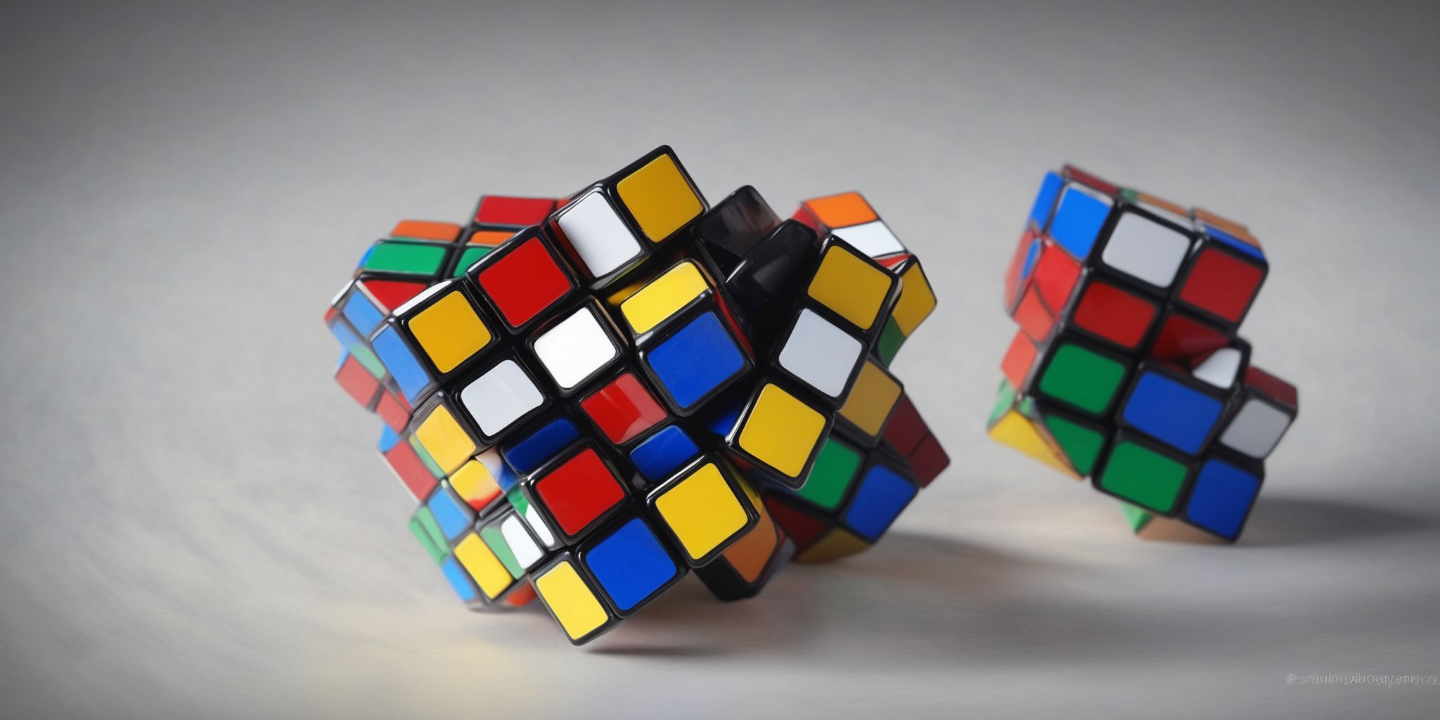 Rubik's Cube  in realistic, photographic style
