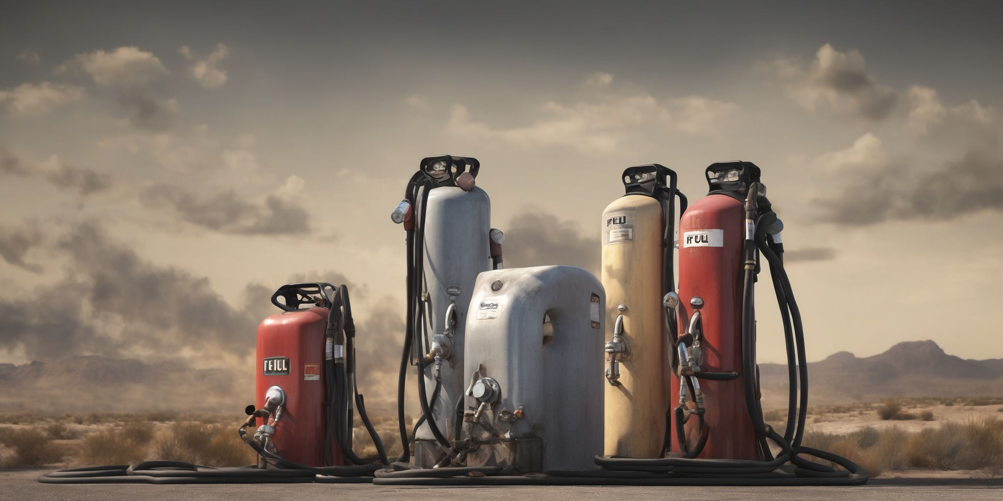 Fuel  in realistic, photographic style