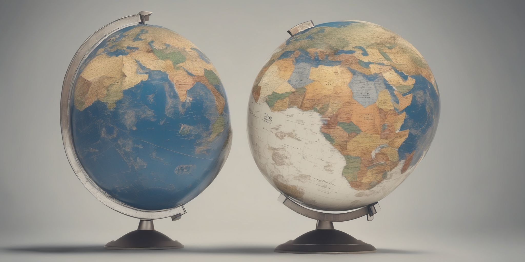 Globe  in realistic, photographic style