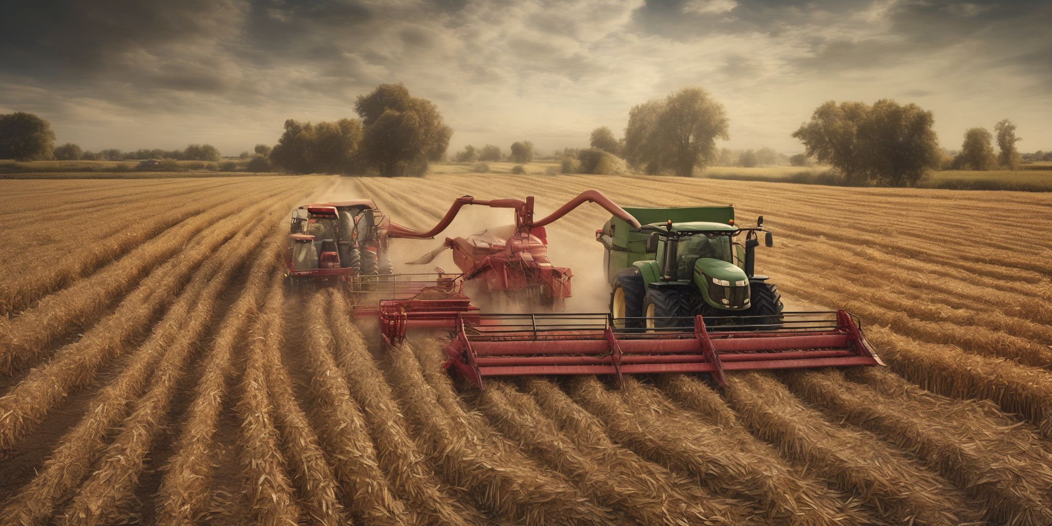 Harvest  in realistic, photographic style