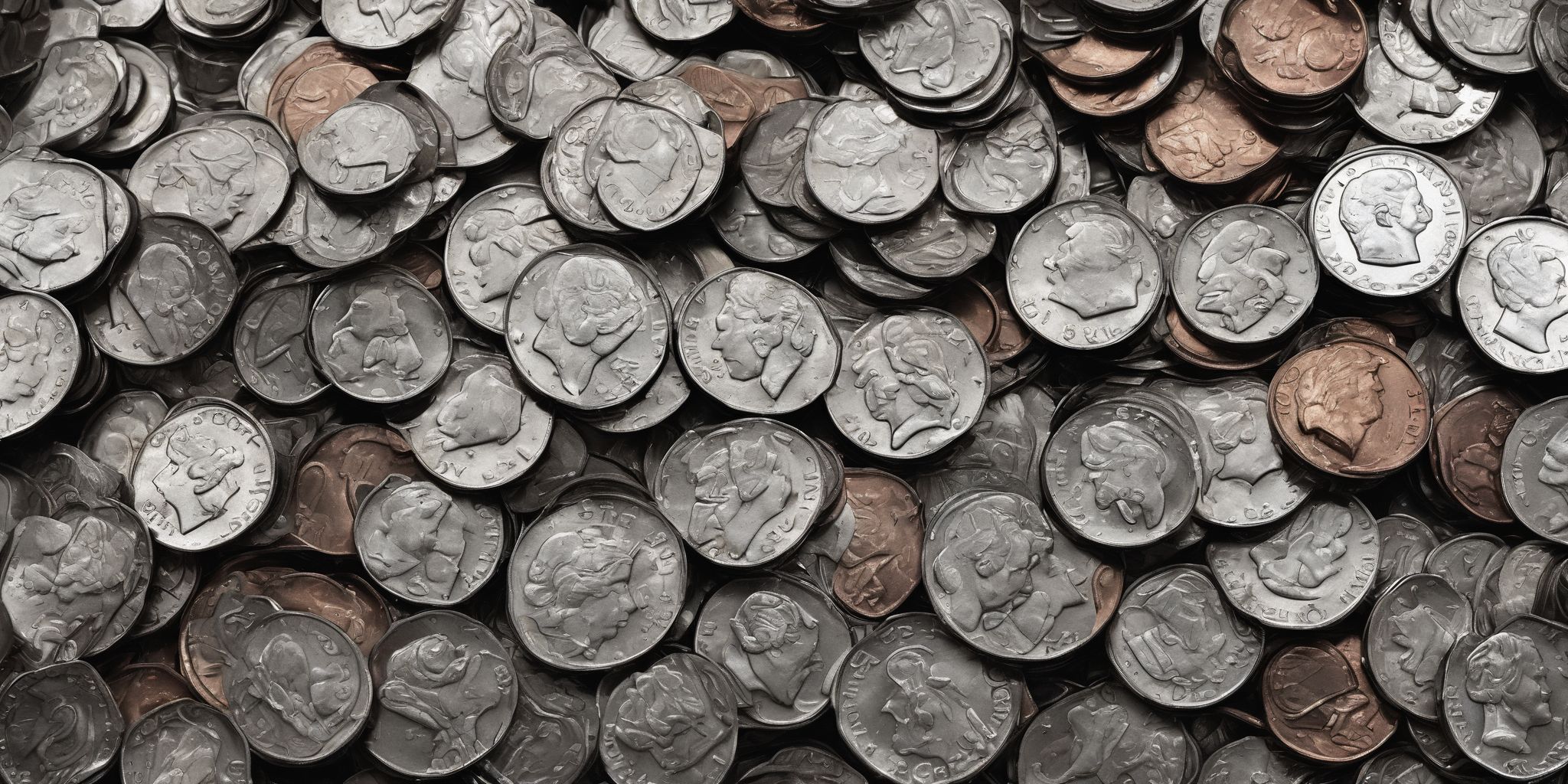 Spare change  in realistic, photographic style