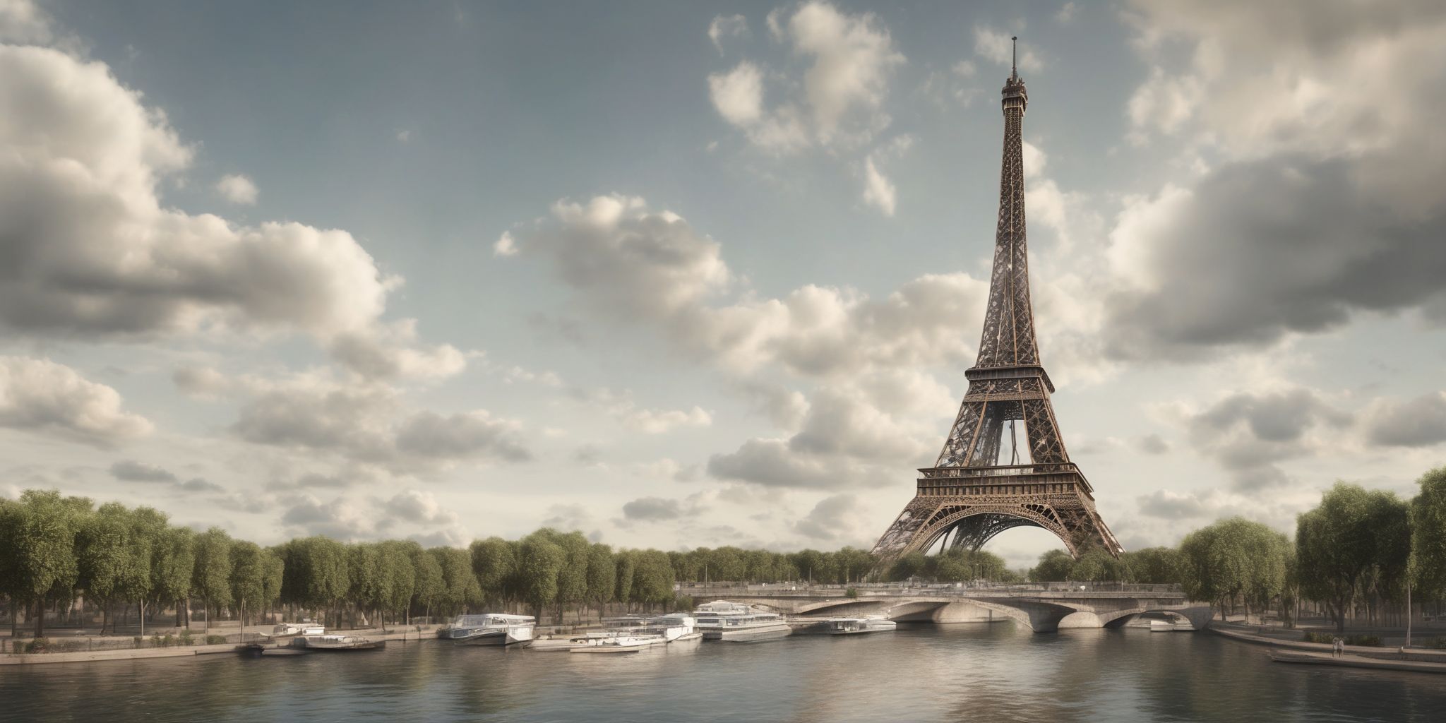 Eiffel Tower  in realistic, photographic style