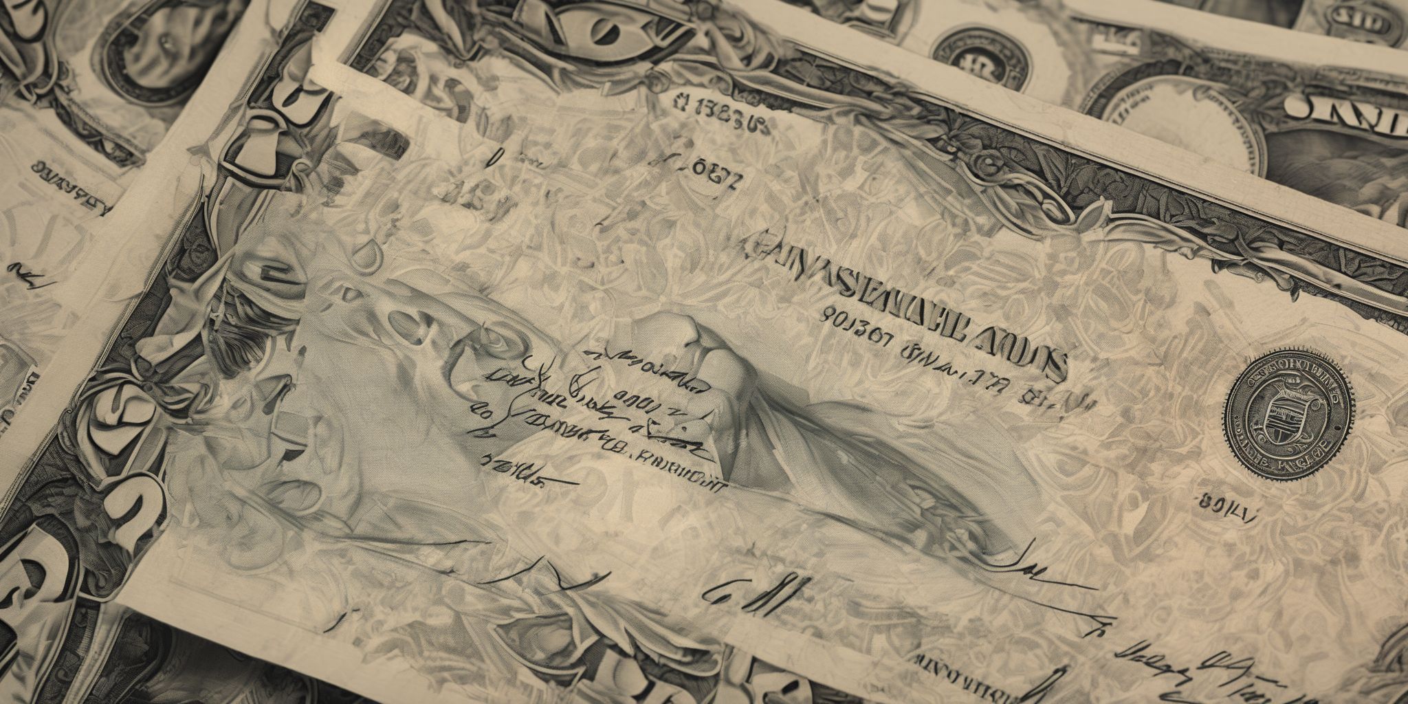 Paycheck  in realistic, photographic style