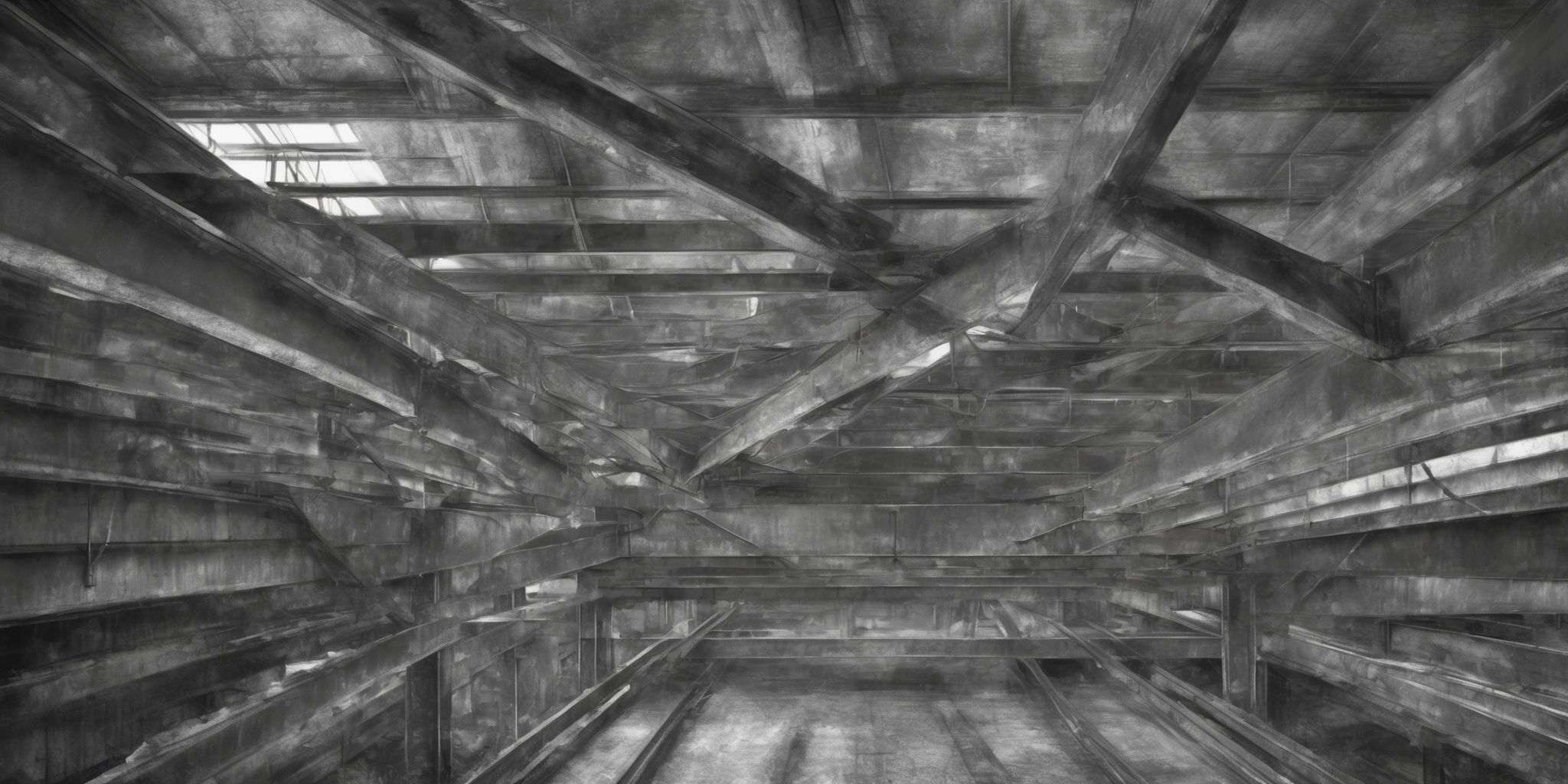 Steel beam  in realistic, photographic style
