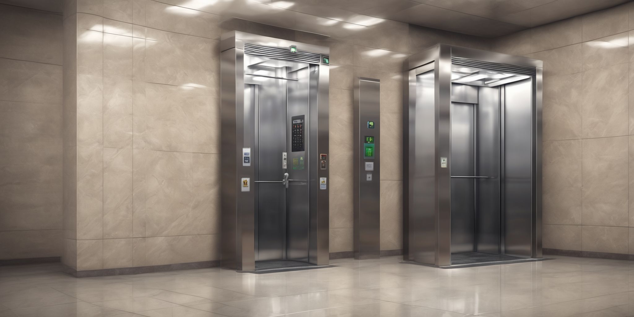 Elevator  in realistic, photographic style