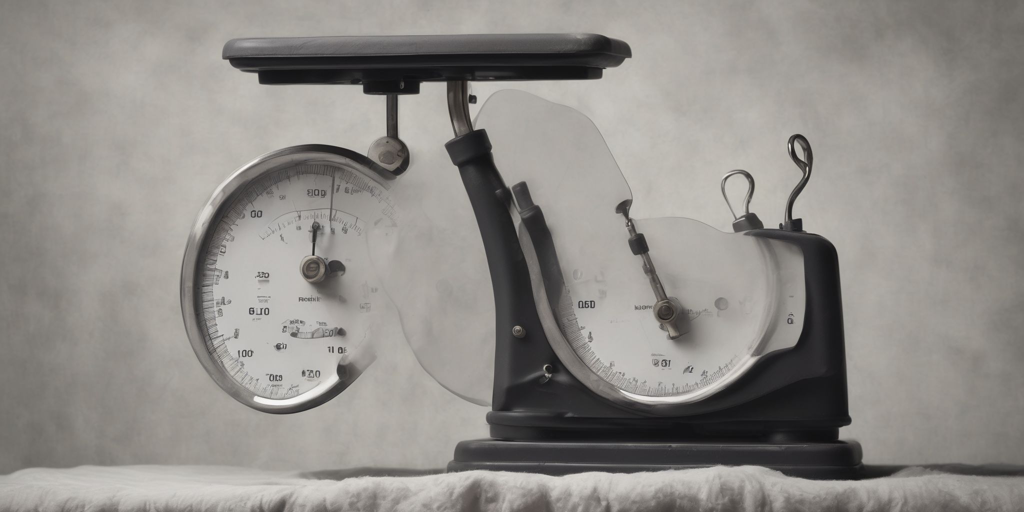 Weighted Scale  in realistic, photographic style