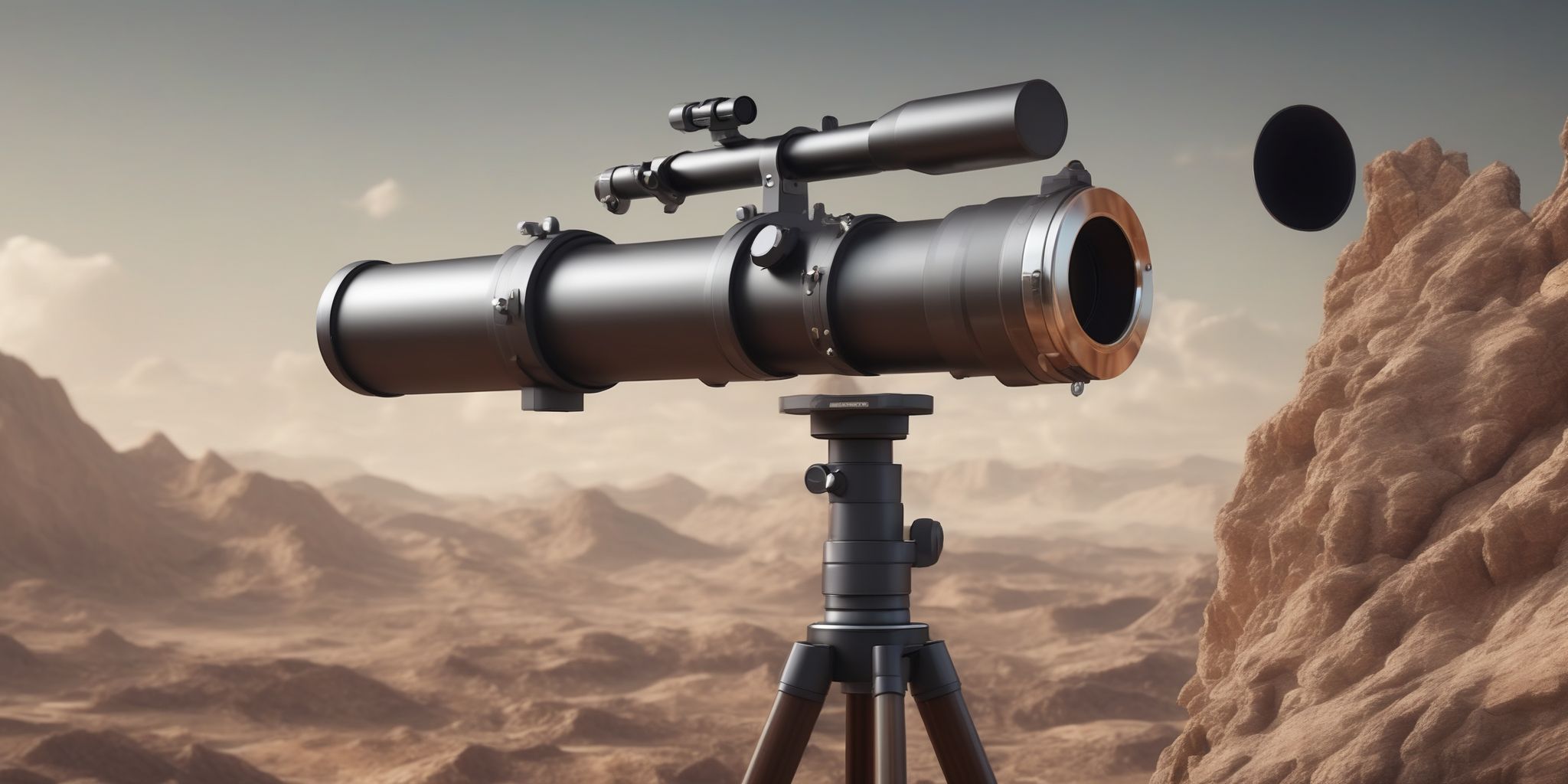 Telescope  in realistic, photographic style