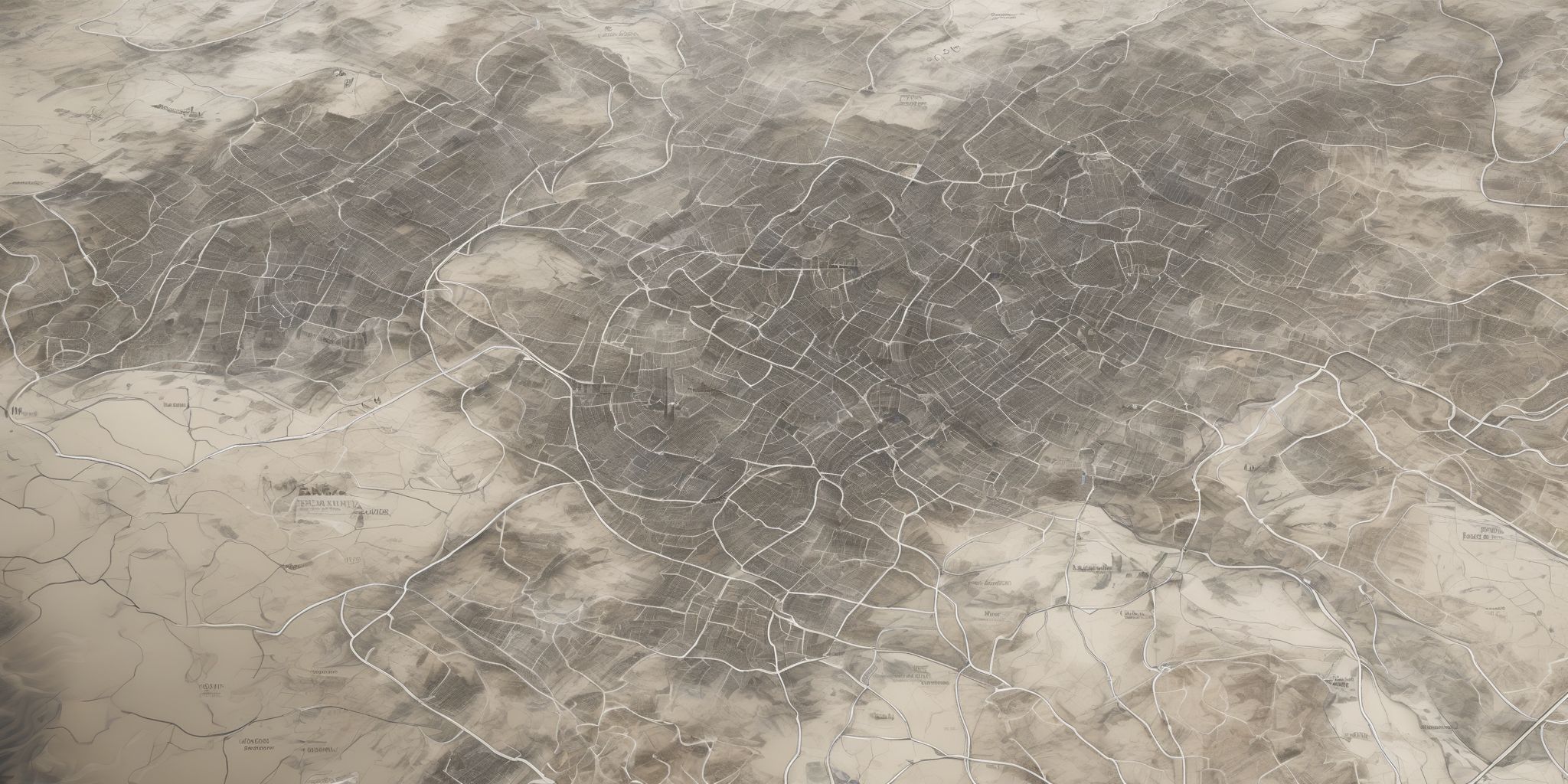 Map  in realistic, photographic style
