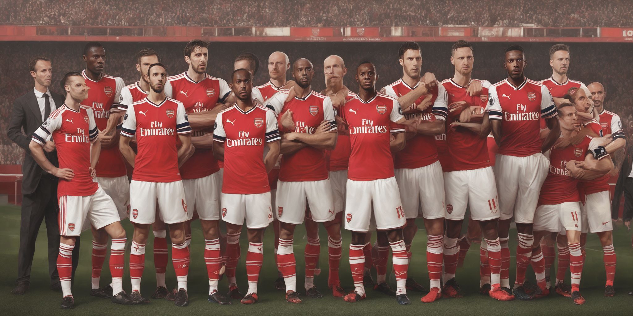 Arsenal  in realistic, photographic style