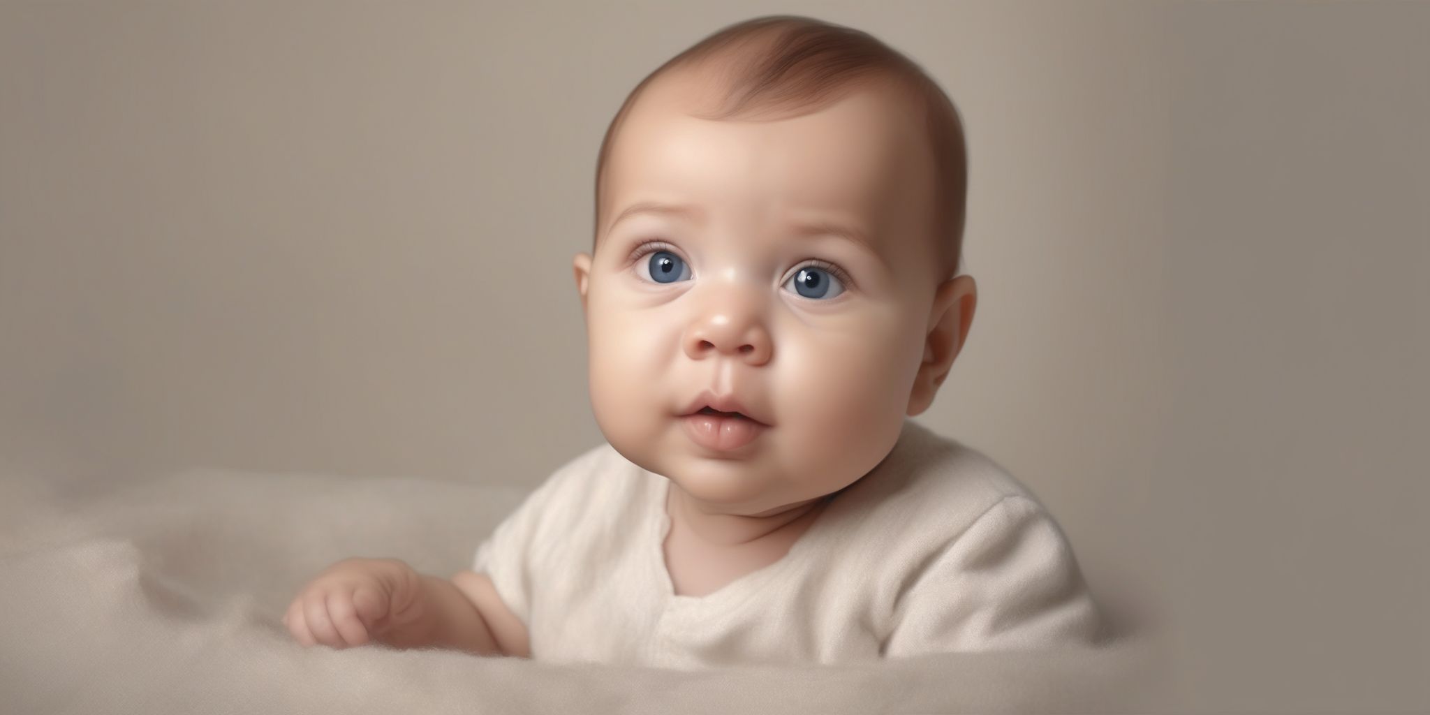 Baby  in realistic, photographic style
