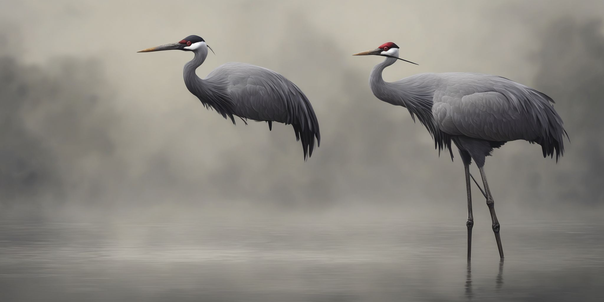 Crane  in realistic, photographic style