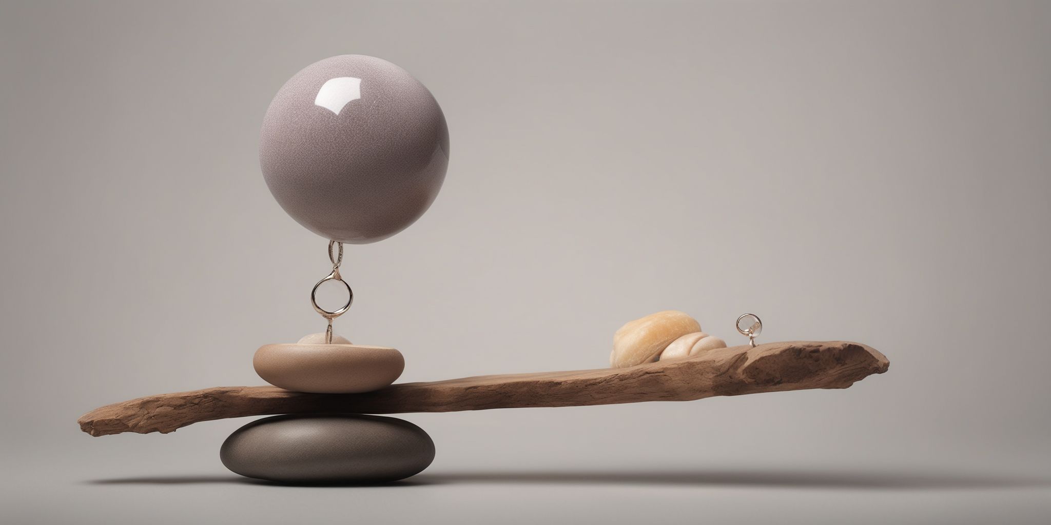 Balance  in realistic, photographic style