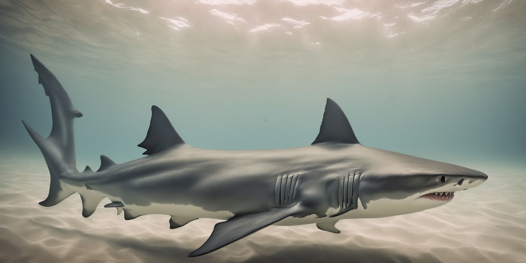 Shark  in realistic, photographic style