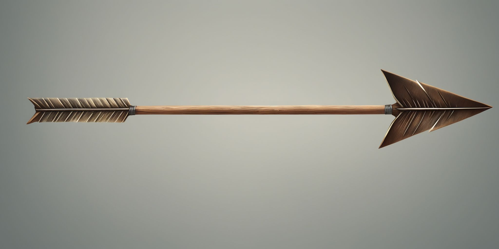 Arrow  in realistic, photographic style