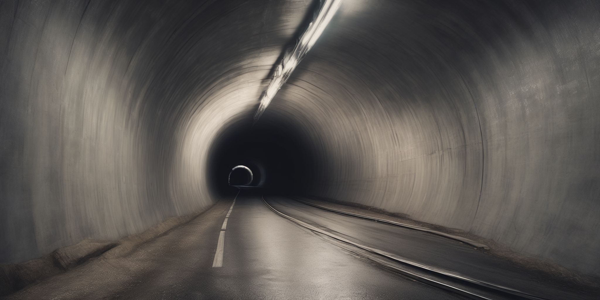 Tunnel  in realistic, photographic style
