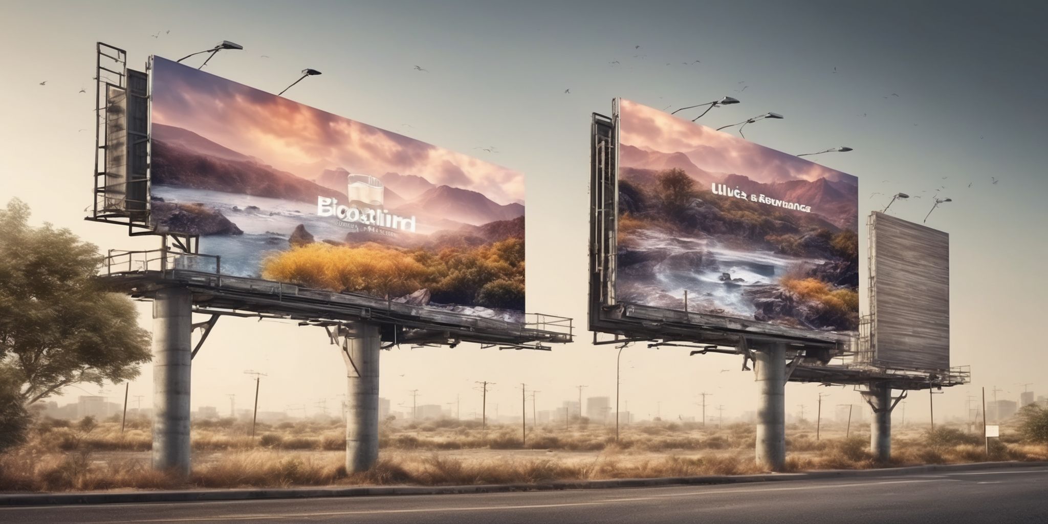 Billboard  in realistic, photographic style